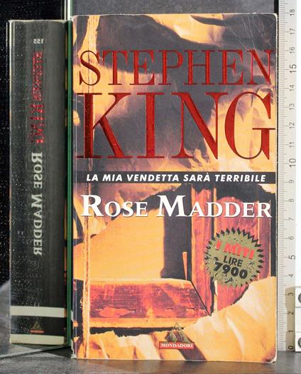 Rose Madder - Stephen King - copertina