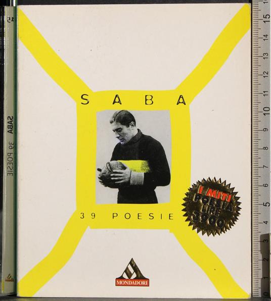 39 poesie - Umberto Saba - copertina