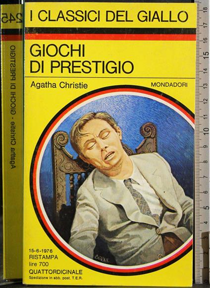 Giochi di prestigio - Agatha Christie - copertina