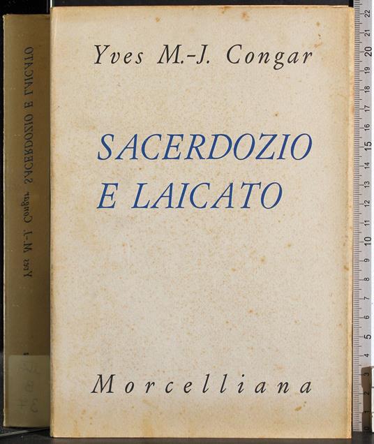 Sacerdozio e laicato - Yves Congar - copertina