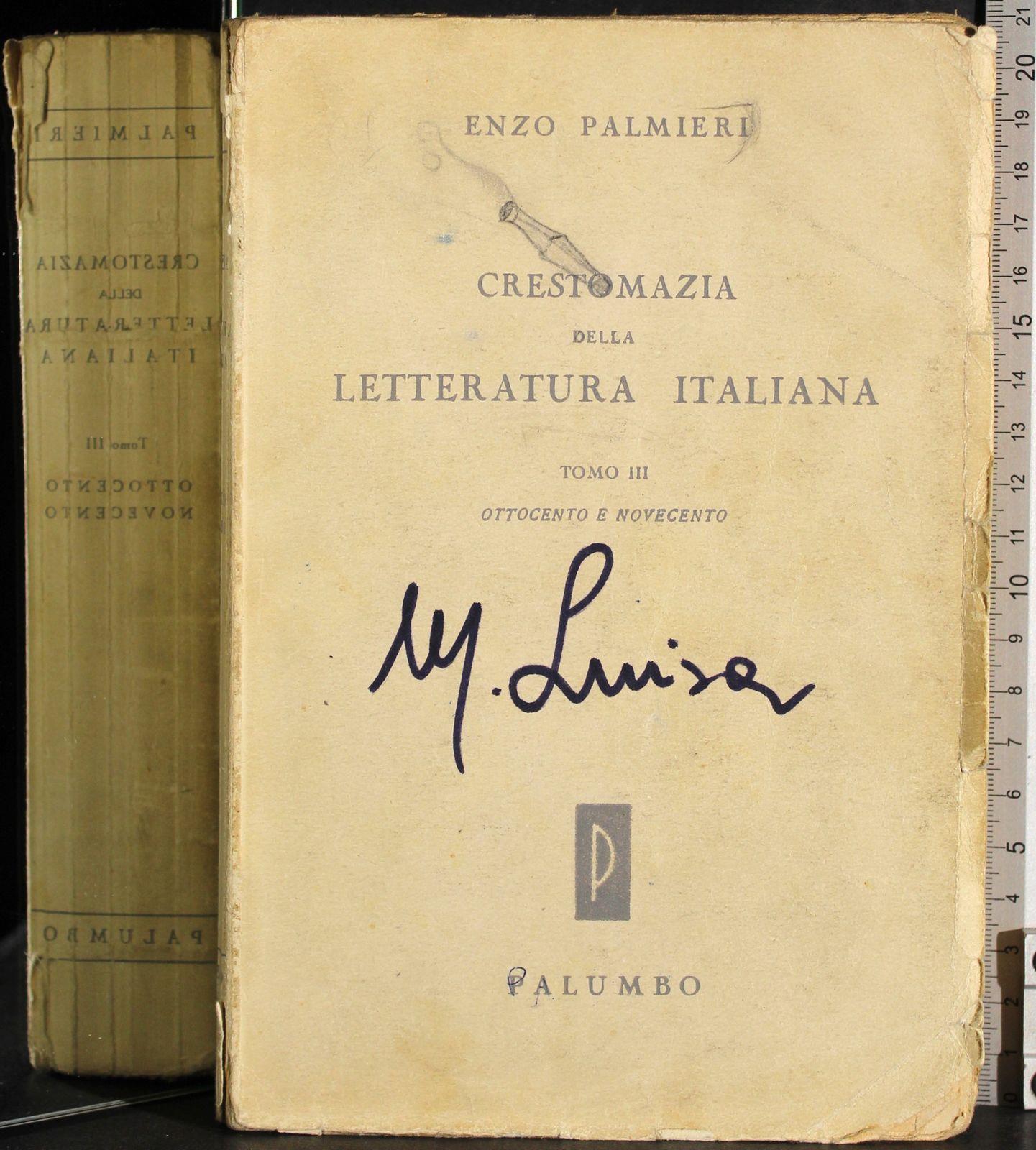 Crestomazia della letteratura italiana. Tomo III