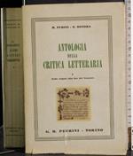 Antologia della critica letteraria. Vol 1