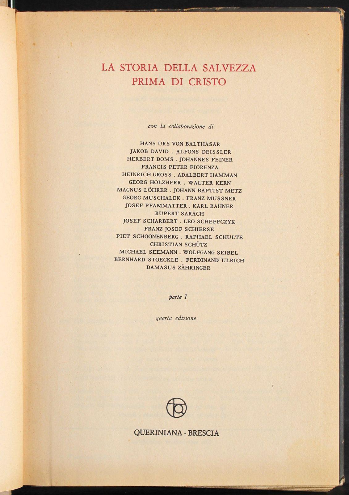 Mysterium Salutis Vol 3-4. Parte I-II