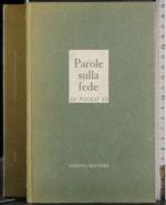 Parole sulla fede