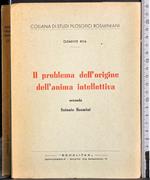 Il problema dell'origine dell'anima intellettiva