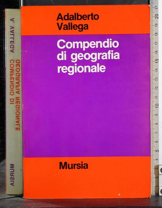 Compendio di geografia regionale - Adalberto Vallega - copertina