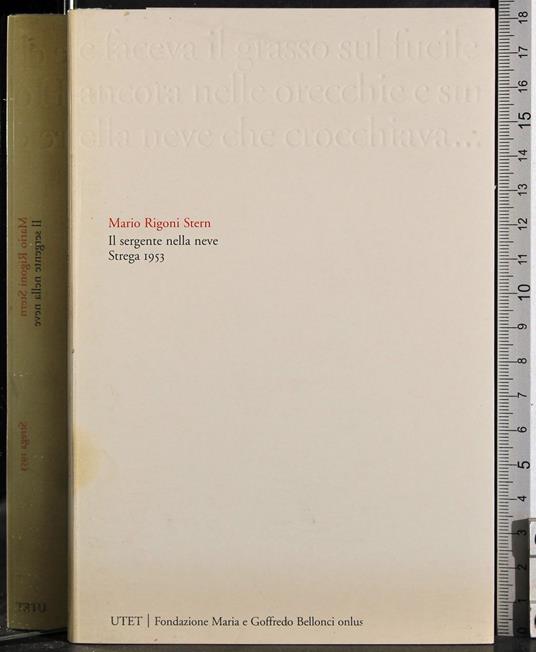 Il sergente nella neve - Mario Rigoni Stern - copertina