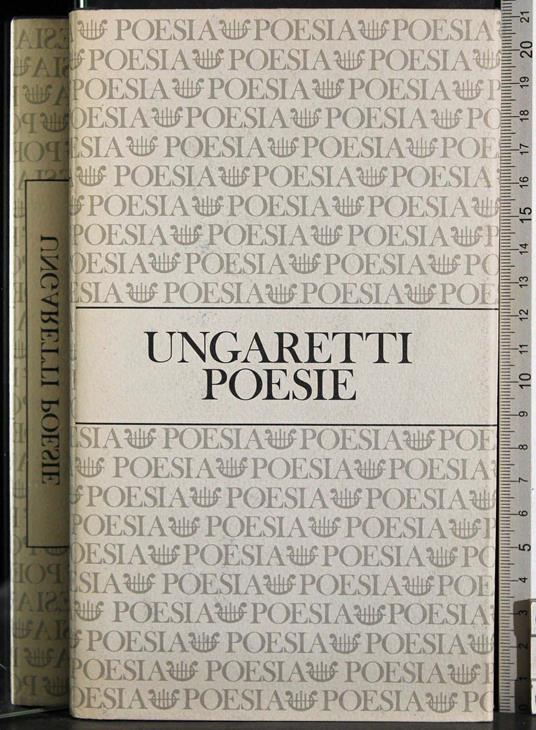 Poesie - G. Ungaretti - copertina
