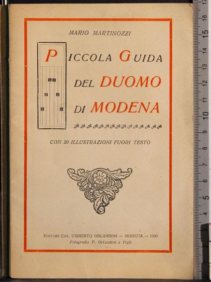 Piccola guoda del duomo di Modena - Mario Martini - copertina