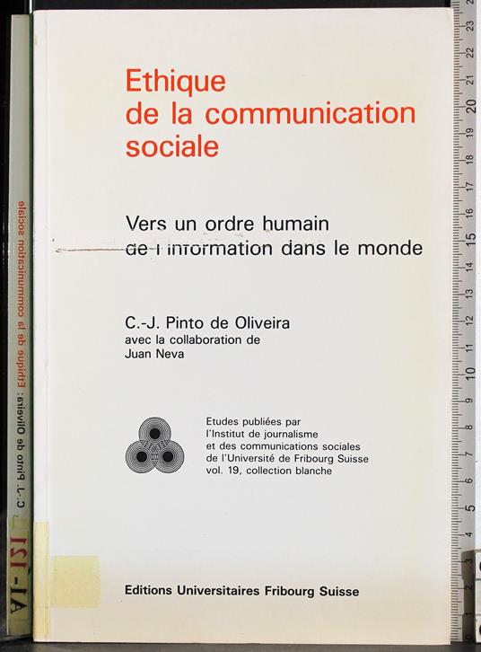 Ethique de la communication sociale - copertina