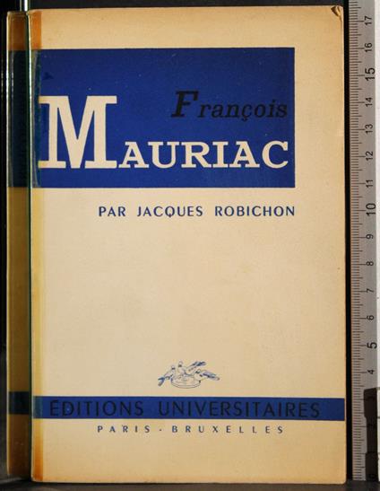 Francois Mauriac - copertina