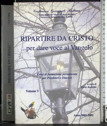 Ripartire da Cristo… per dare voce al Vangelo 3 - copertina