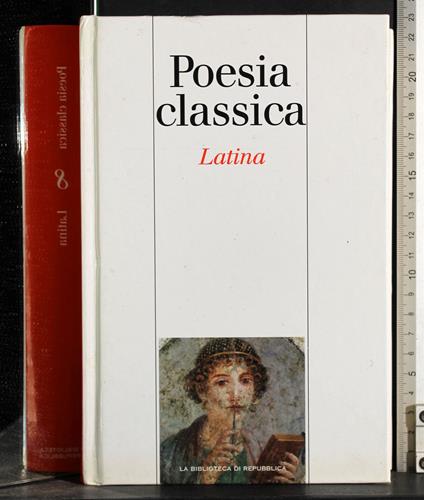 Poesia classica Latina - copertina