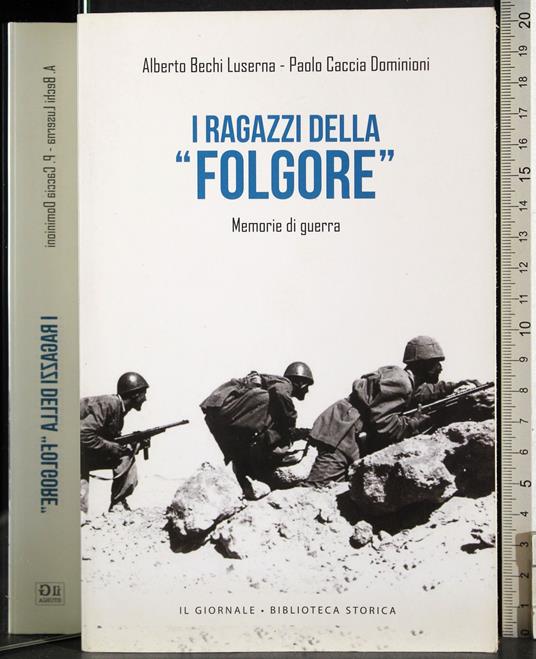 I ragazzi della "folgore" - copertina