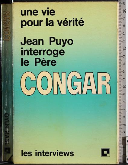 Interroge le Pere Congar - copertina