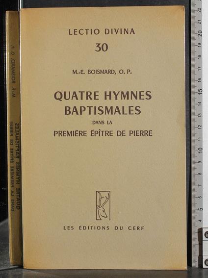 Quatre hymnes baptismales - copertina