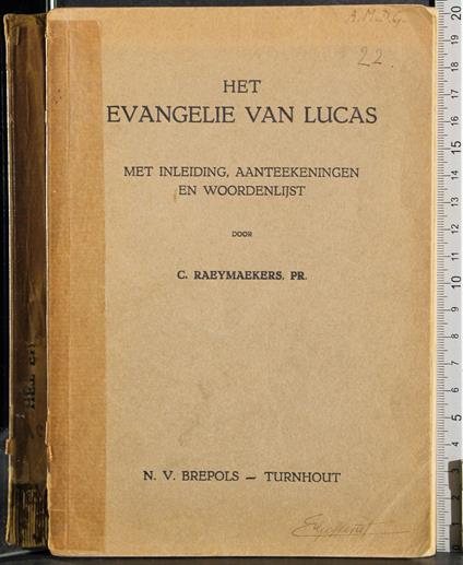 Het evangelie van Lucas - copertina