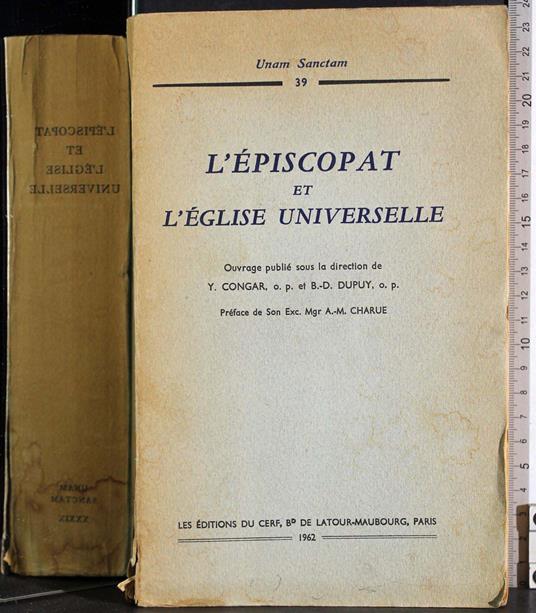 L' episcopat et l'eglise universelle - copertina