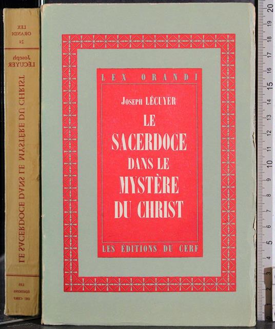 Le sacerdoce dans le mystere du Christ - copertina