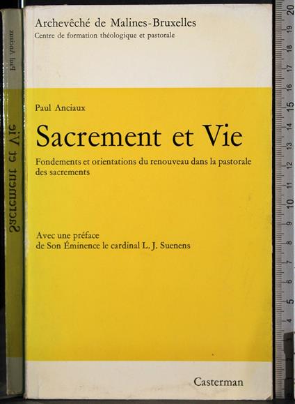 Sacrement et Vie - Paul Anciaux - copertina