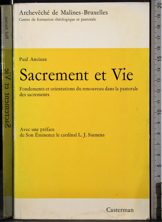 Sacrement et Vie - Paul Anciaux - copertina