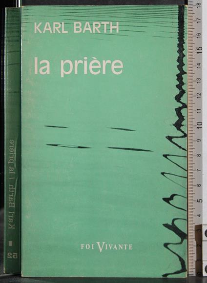 priere - Karl Barth - copertina
