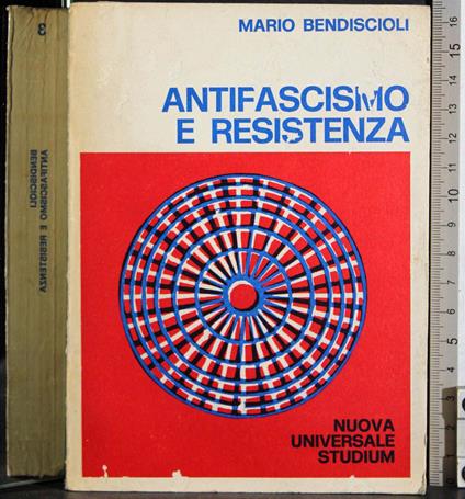 Antifascismo e resistenza - Mario Bendiscioli - copertina