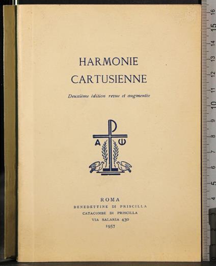 Harmonie cartusienne - copertina