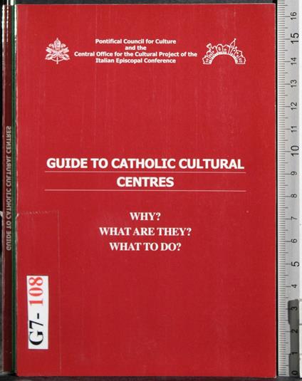 Guide to catholic cultural centres - copertina