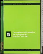 Quaderni del servizio opinioni. Vol 18. L'accoglienza