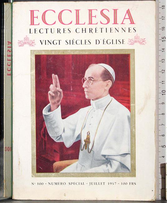 Ecclesia. Lectures chretiennes - copertina