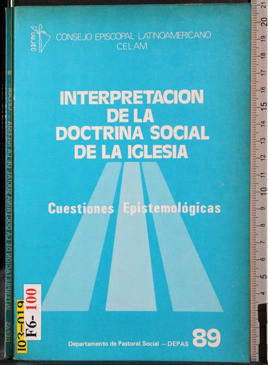 Interpretacion de la doctrina social de la Iglesia - copertina