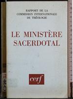 Le ministere sacerdotal