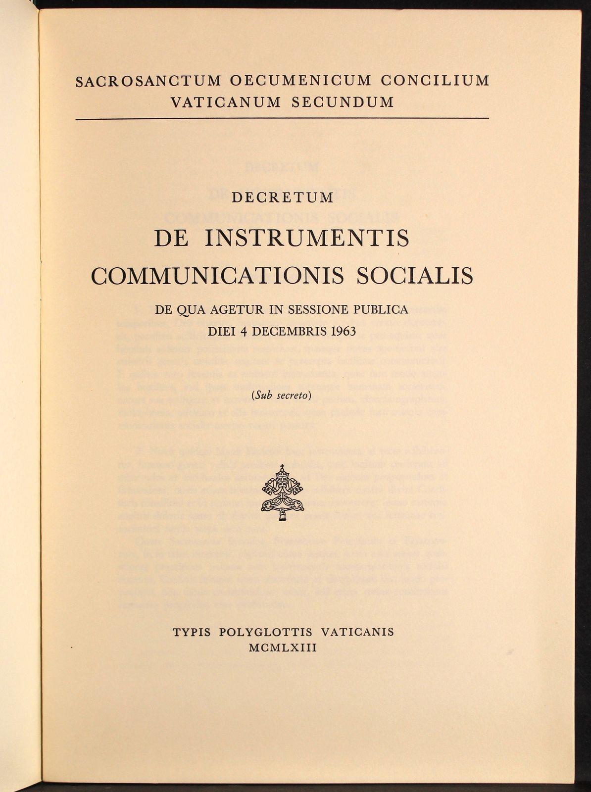 De instrumentis communicationis socialis