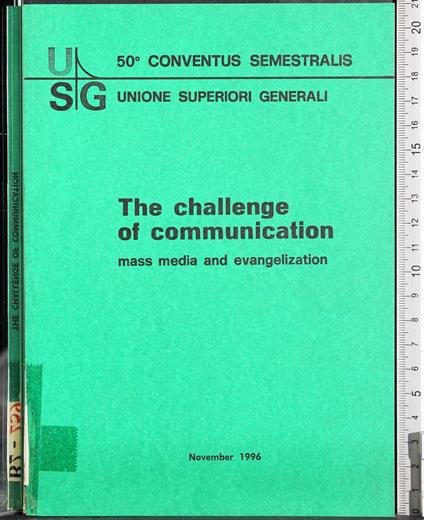 The challenge of communication - copertina