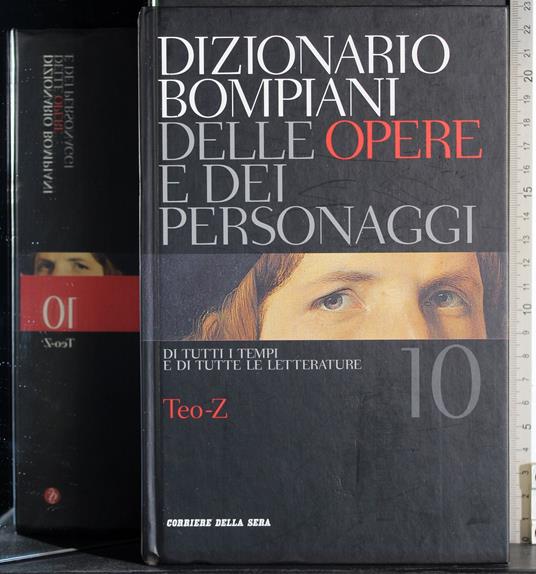 Dizionario delle opere e dei personaggi 10. Teo-Z - copertina