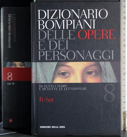 Dizionario delle opere e dei personaggi 8. R-Set - copertina