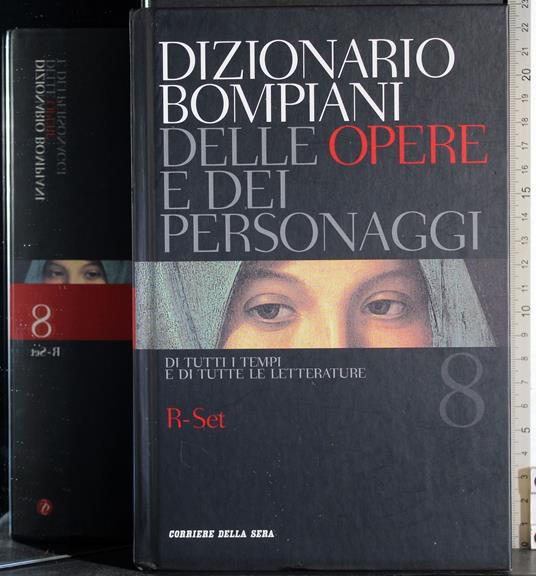 Dizionario delle opere e dei personaggi 8. R-Set - copertina