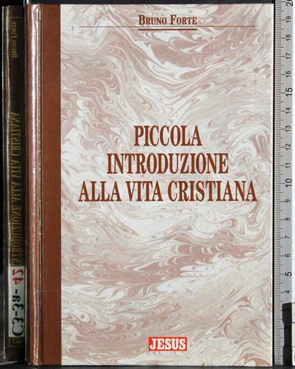 Piccola introduzione alla vita cristiana - Forte - copertina