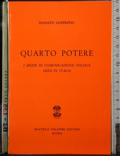 Quarto potere - Donato Goffredo - copertina