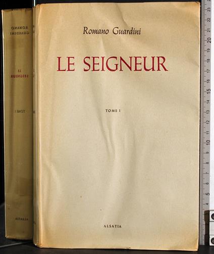 Le seigneur. Tome I - Romano Guardini - copertina