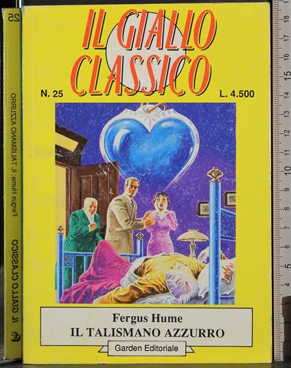 Il talismano azzurro - Fergus Hume - copertina