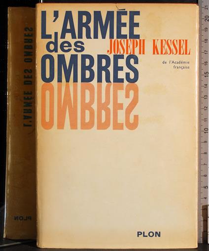 L' armee des ombres - Joseph Kessel - copertina