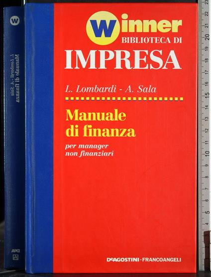 Winner biblioteca impresa. Manuale finanza - Lombardi - copertina
