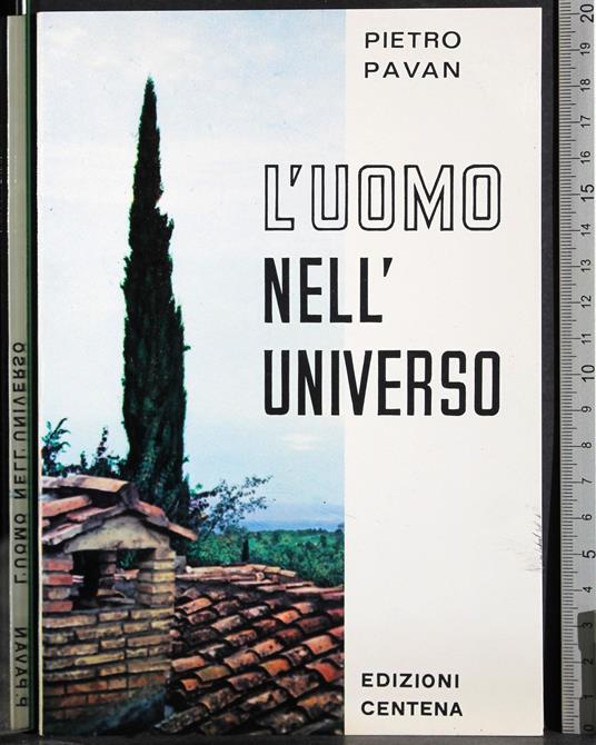 L' uomo nell'universo - Pietro Pavan - copertina