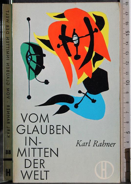 Vom Glauben inmitten der welt - Karl Rahner - copertina