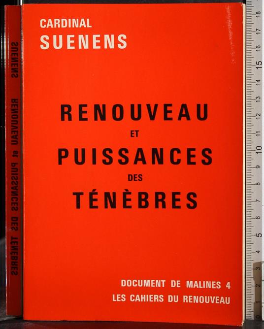 Renouveau et puissances des tenebres - Léon-Joseph Suenens - copertina
