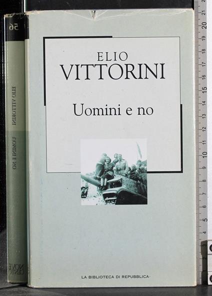 Uomini e no - Elio Vittorini - copertina