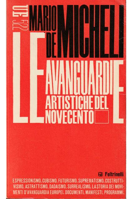 Le avanguardie artistiche del Novecento - Mario De Micheli - copertina
