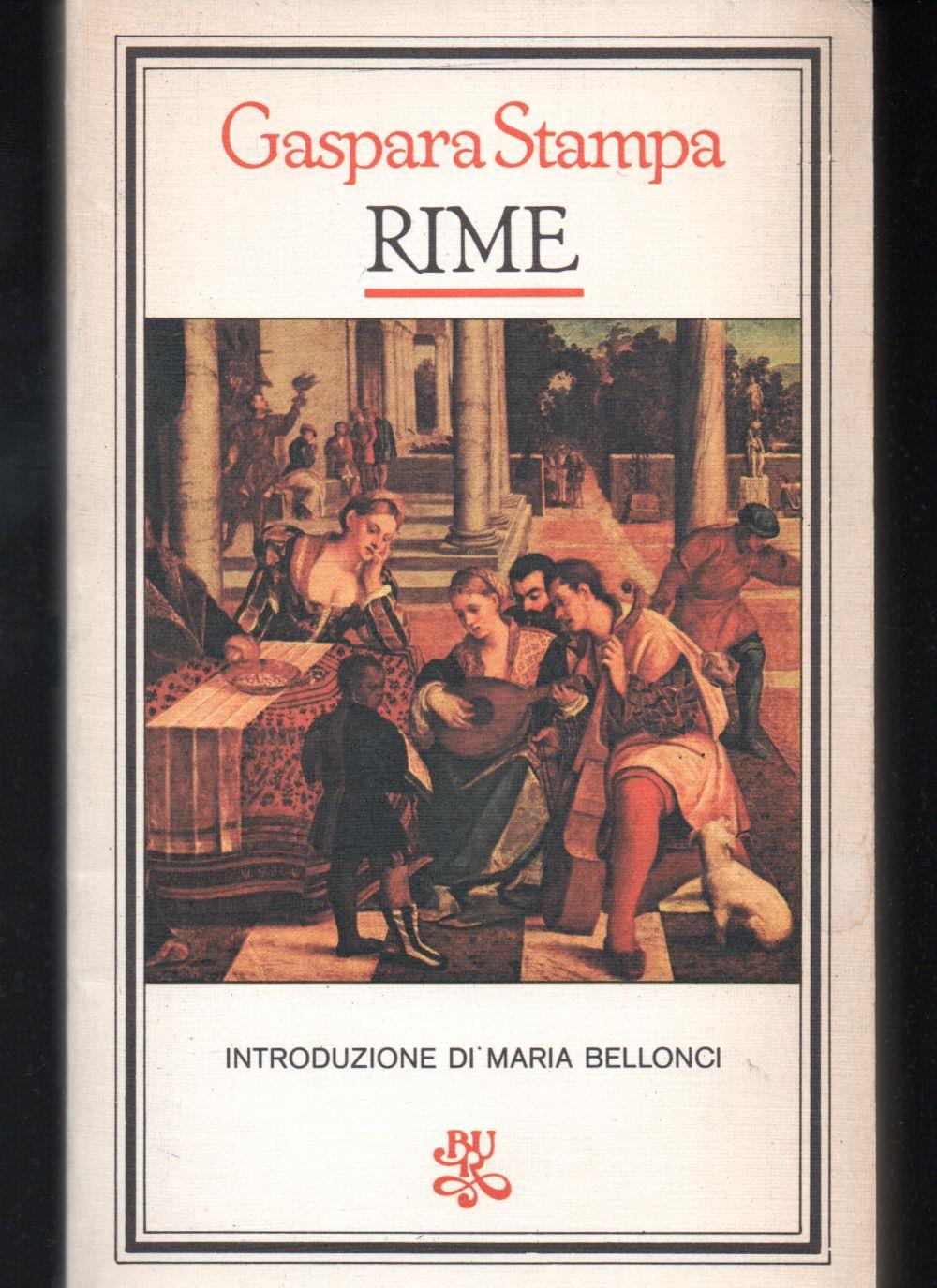 Rime Introduzione di Maria Bellonci Note di Rodolfo Ceriello